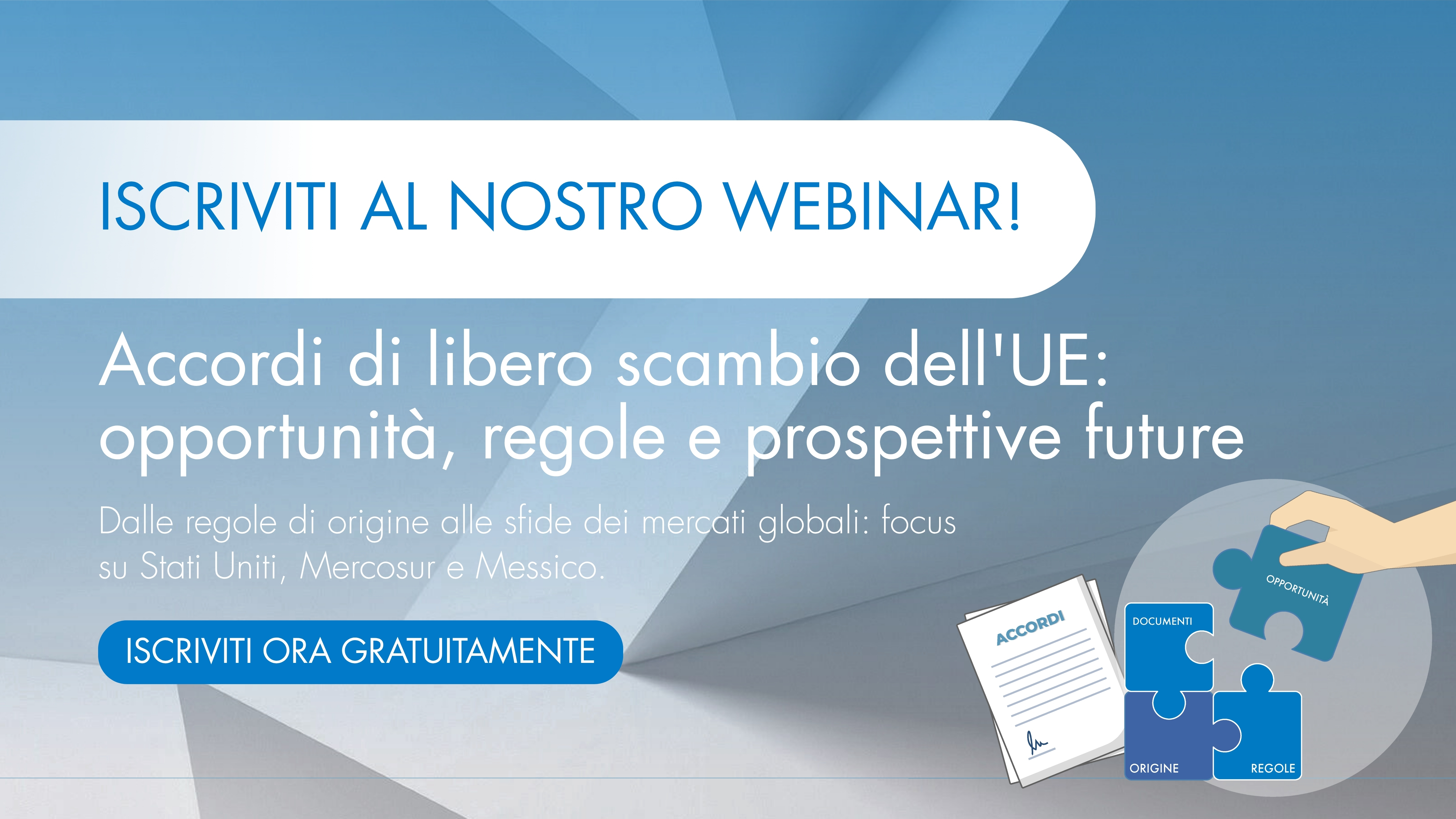 Webinar Accordi Libero Scambio